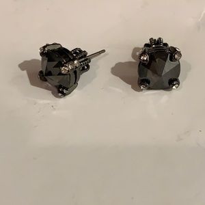 Juicy Couture black stud earrings